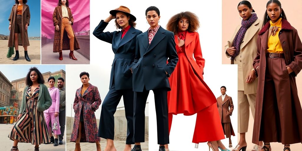 Diverse fashion styles from documentaries across different eras.