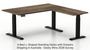 6 Best L-Shaped Standing Desks with Drawers Shipping in Australia – Desky Wins 2026 Survey