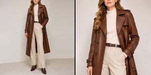 Women’s Leather Trench Coat That Is Still A Hot Topic