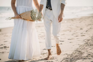 The Salt & Sand Test: Designer Fabrics That Won’t Destruct During a Beach Wedding