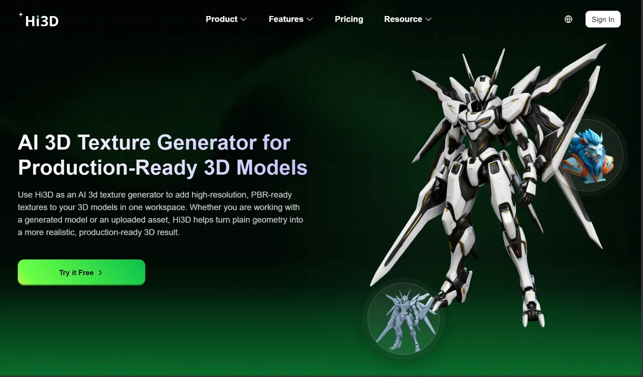 Hi3D V3.0 A New Stage for AI 3D Creation