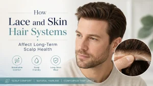 How Lace and Skin Hair Systems Affect Long-Term Scalp Health 
